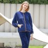 Pajamas Set Coral Fleece Wear Coat for Women