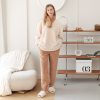High Quality Shu Velveteen Round Collar Christmas Pajamas Set