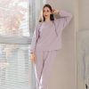 women's purple sleepwear with hood