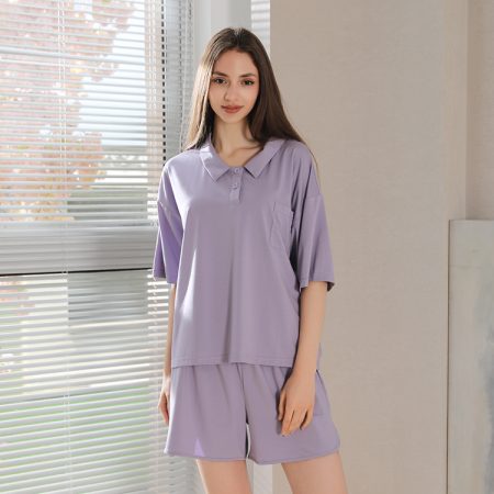 women's short sleeve pajama set