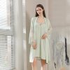 women's sexy dressing gown sleepwear 3pcs