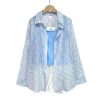 Women's shirt vest shorts pajamas three-piece set