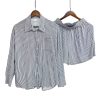 Women's long-sleeved shorts pajama set