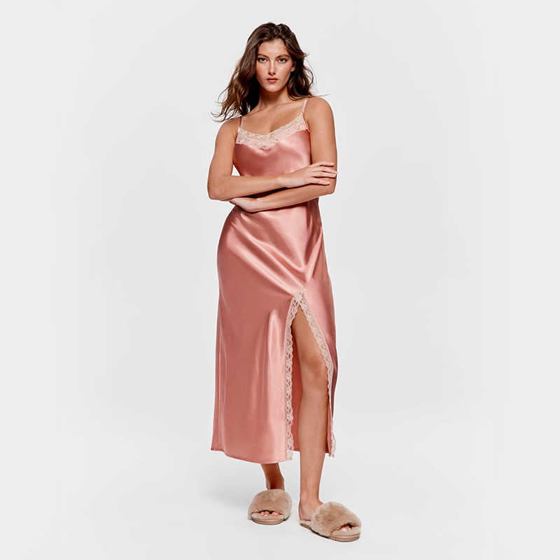 Girl's Summer Sexy Sleepwear satin nightdress