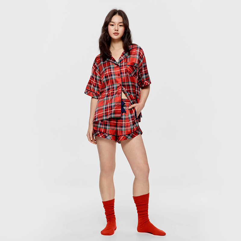 Women's Sleepshirts soft Sleepwear Set for Summer