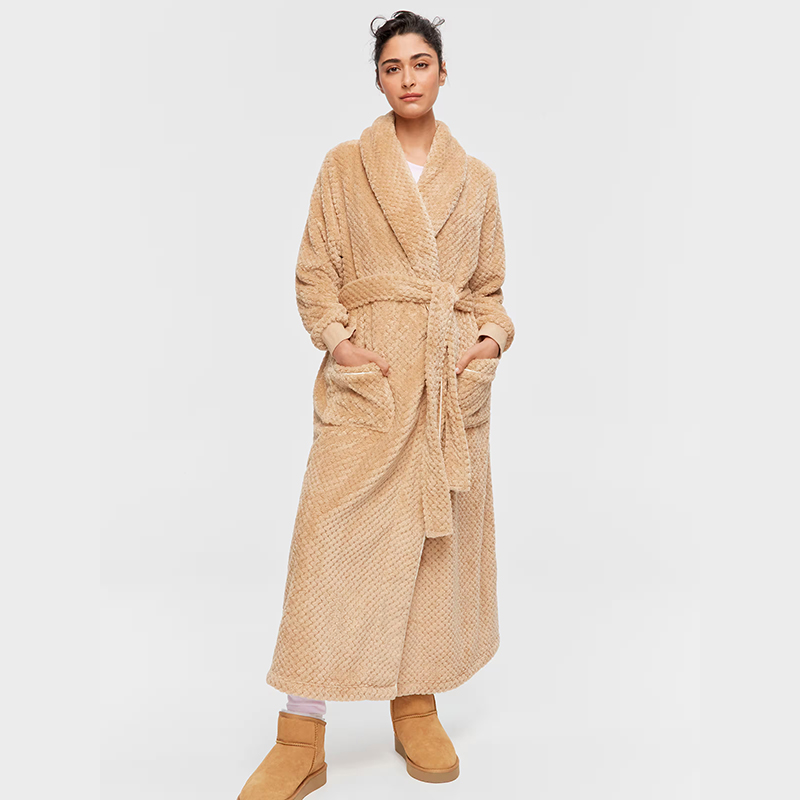 New style soft cotton bathrobe for women