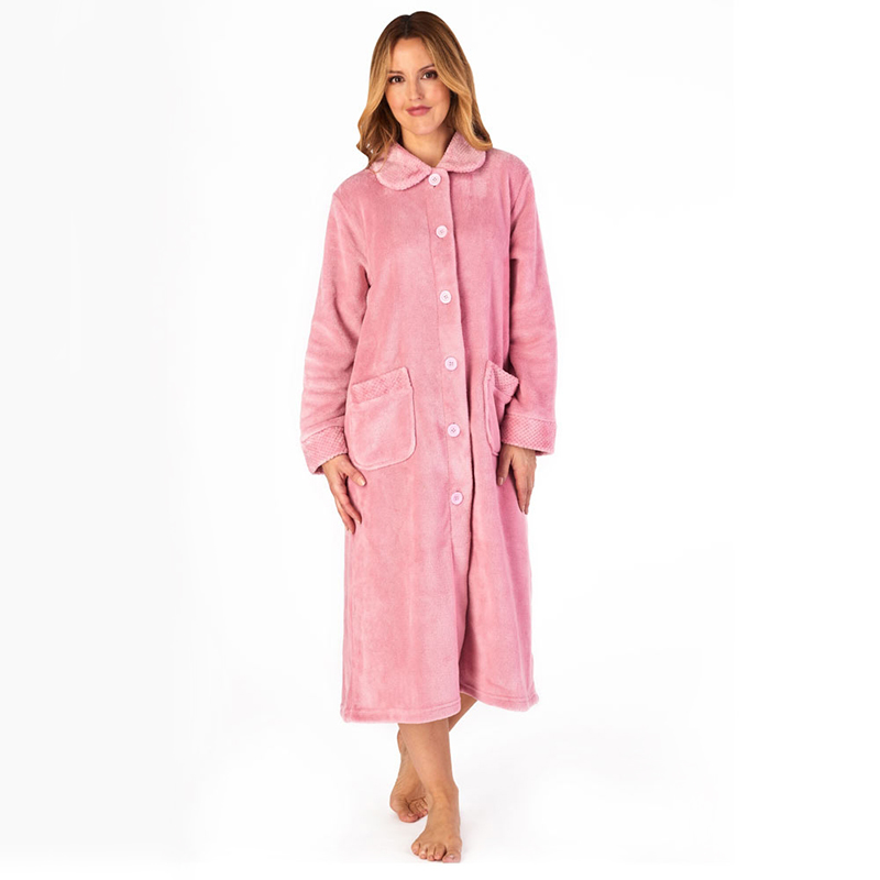 Women's pajamas flannel bathrobes With buttons