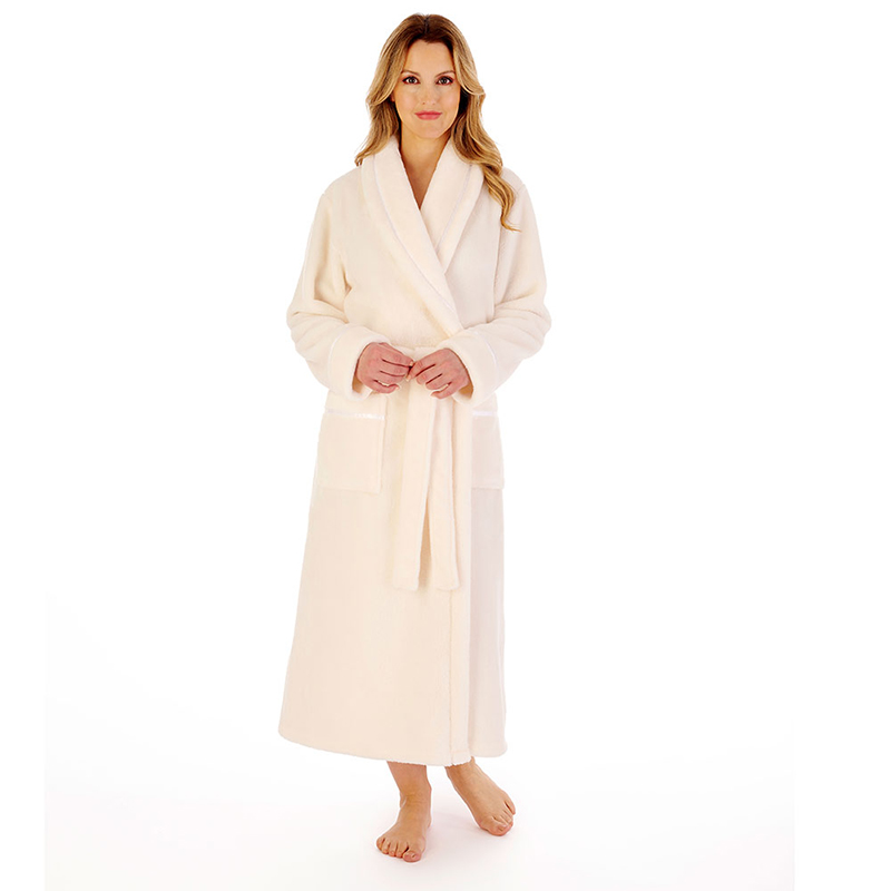 women flannel bathrobe sleepwear
