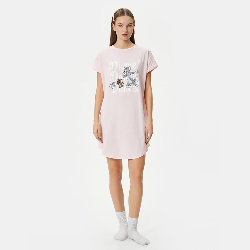 women Knitted cotton nightdress