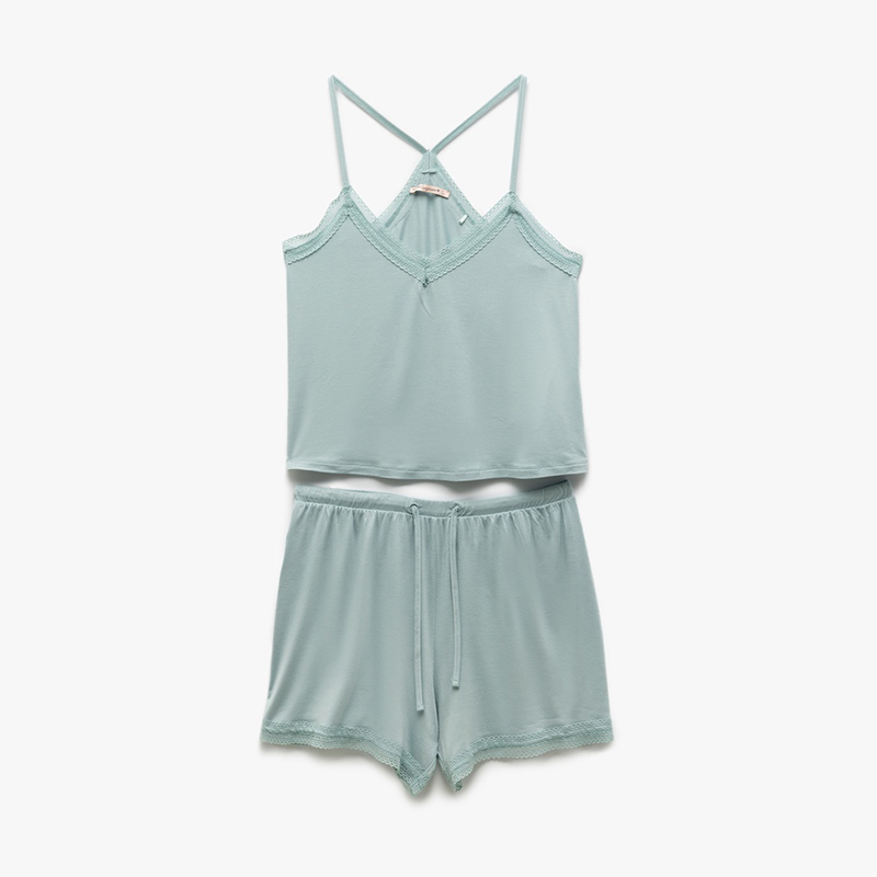 New style women rayon pajamas set
