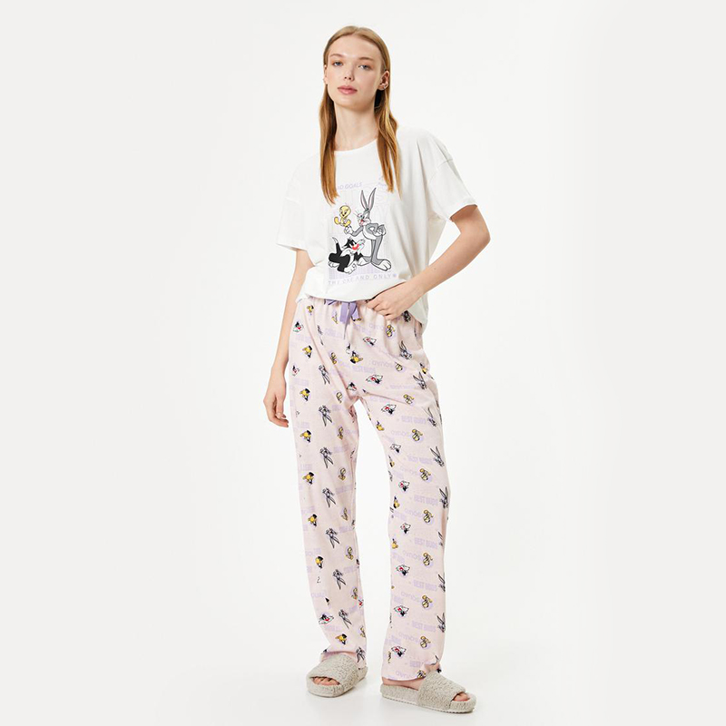 Women's printed sleepwear set
