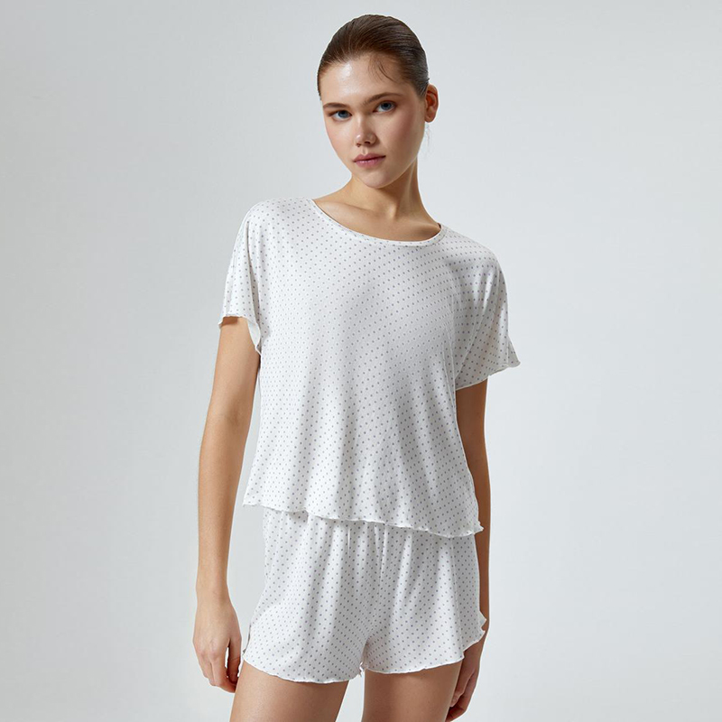 Women's short-sleeved short-pants pajama set