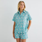 Ladies Comfortable Cotton Pajama Set OEM Sleepwear Supplier